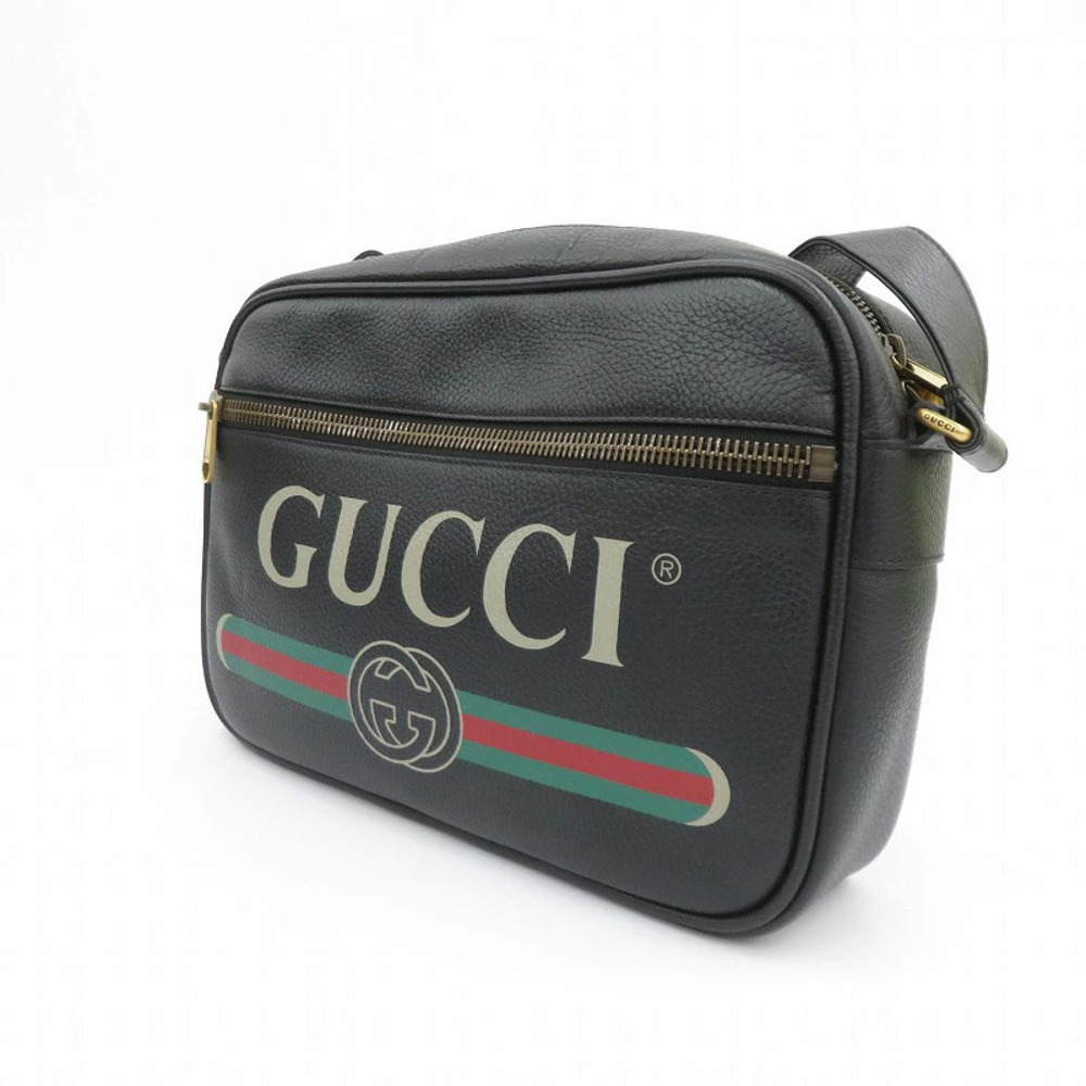 Gucci Messenger Shoulder Bag Black